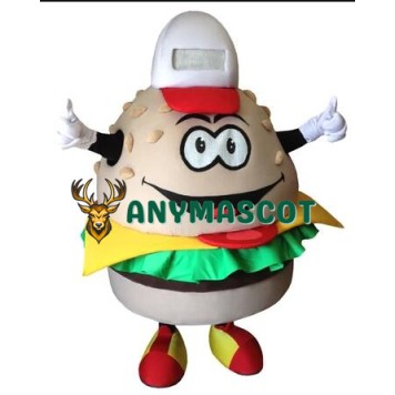 Happy Burger Mascot Costume