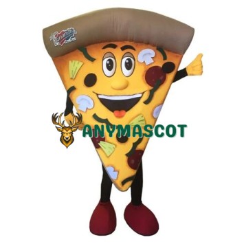 Happy Pizza Mascot Costume
