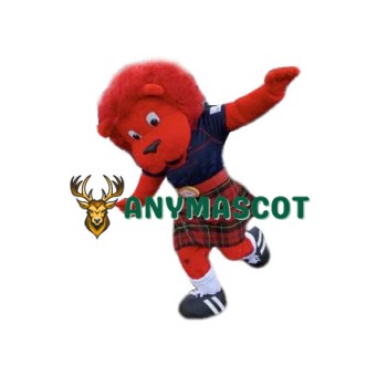 Red Lion Mascot Costume