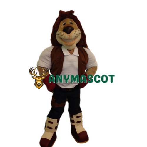 Handsome Lion Mascot Costume