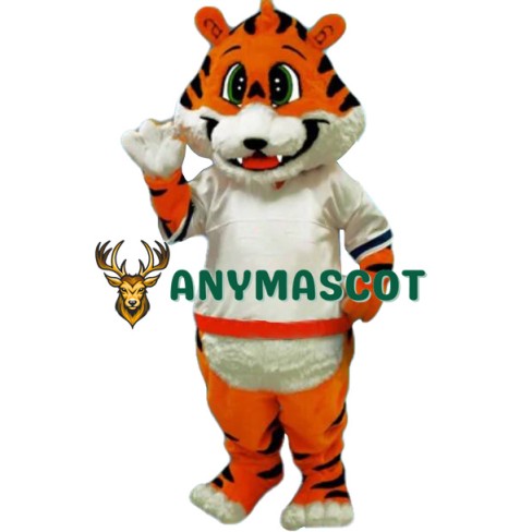 School Happy Tiger Mascot Costume