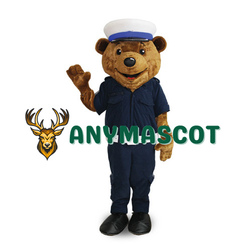 Police Bear Mascot Costume