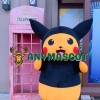 Yellow & Black Pikachu Mascot Costume