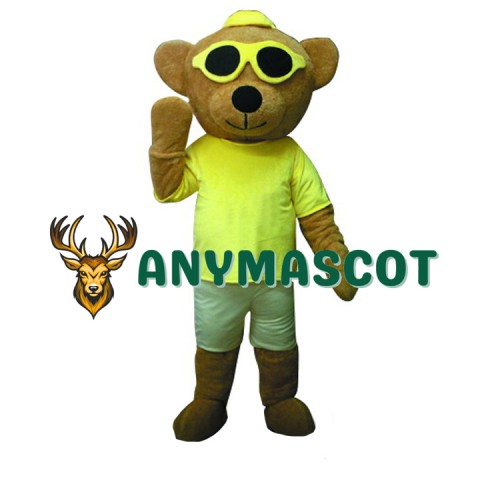 Cool Hip Hop Bear Mascot Costume