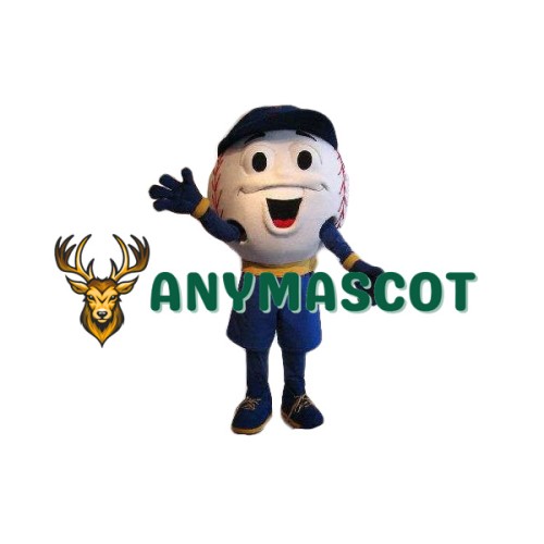 Happy Baseball Mascot Costume