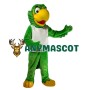 All Green Parrot Mascot Costume