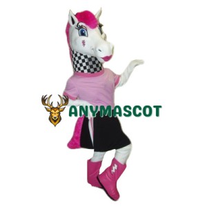 Beautiful Female Zebra Mascot Costume