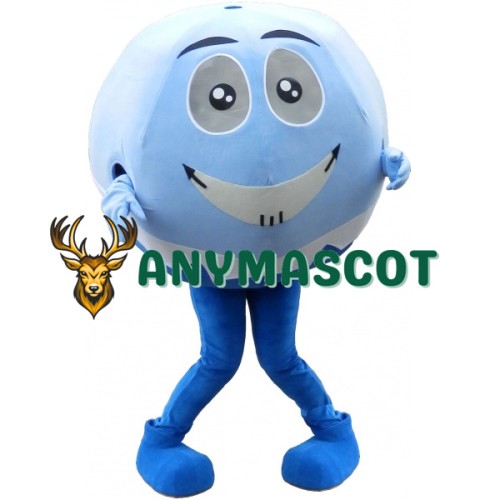 Blue & White Ball Mascot Costume