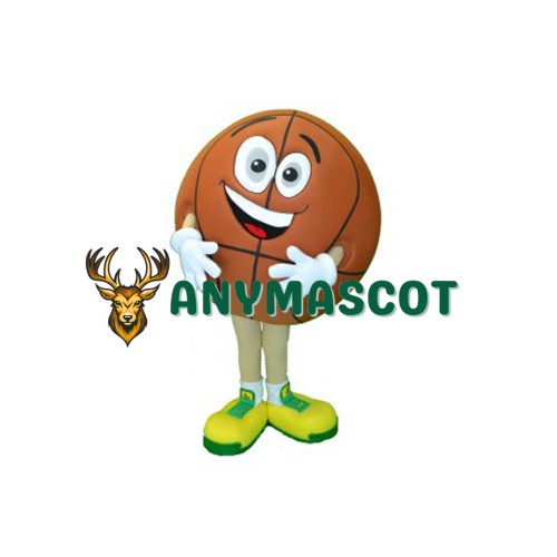 Happy Basketball Mascot Costume