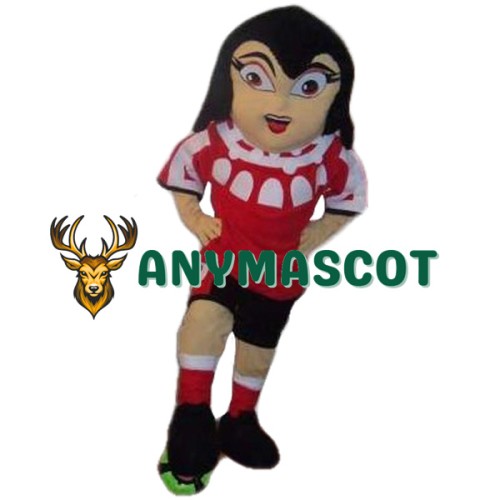 Football Girl Mascot Costume