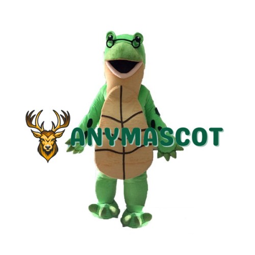 Green & Beige Turtle Mascot Costume