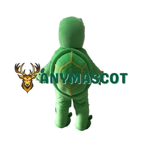 Green & Beige Turtle Mascot Costume