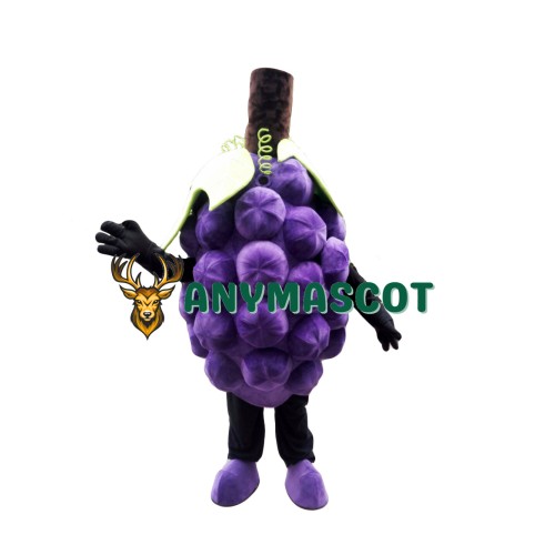 Grape Mascot Costume
