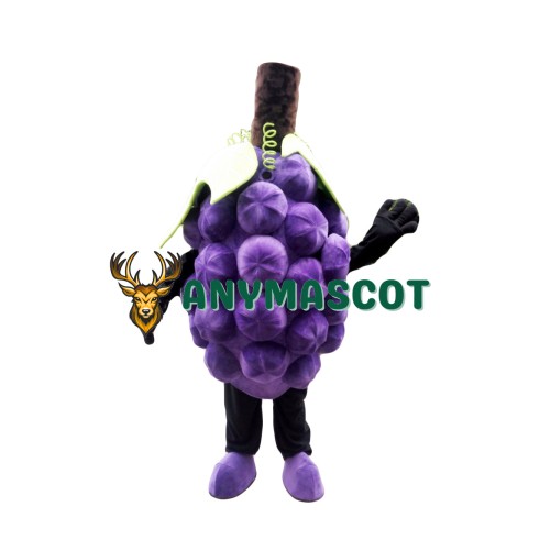 Grape Mascot Costume