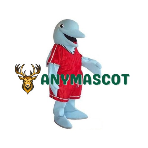 School Dolphin Mascot Costume