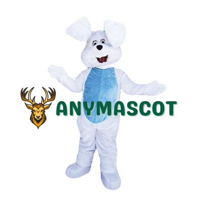 White East Bunny Mascot Costume