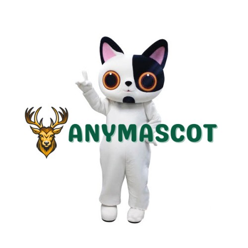 Lovely Black & White Cat Mascot Costume
