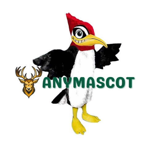 Red & Black Woodpecker Mascot Costume