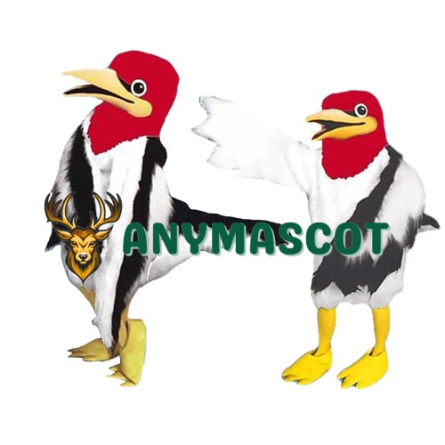 All White Chicken Mascot Costume