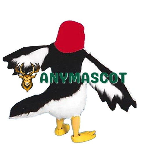 All White Chicken Mascot Costume