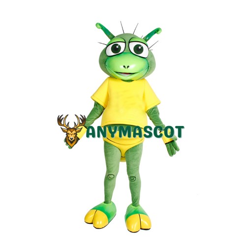 Green Bug Mascot Costume