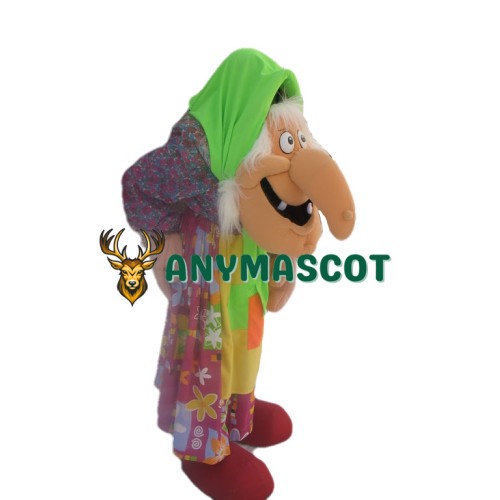 Old Grandma With Big Nose Mascot Costume
