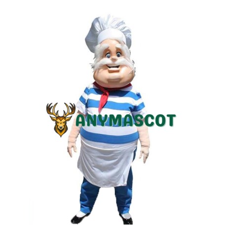 Old Kind Chef Mascot Costume