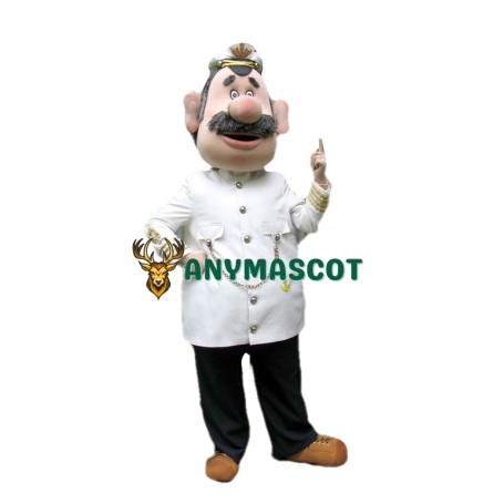 Old Captain Mascot Costume