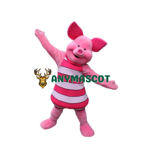 Happy Piglet Pig Mascot Costume