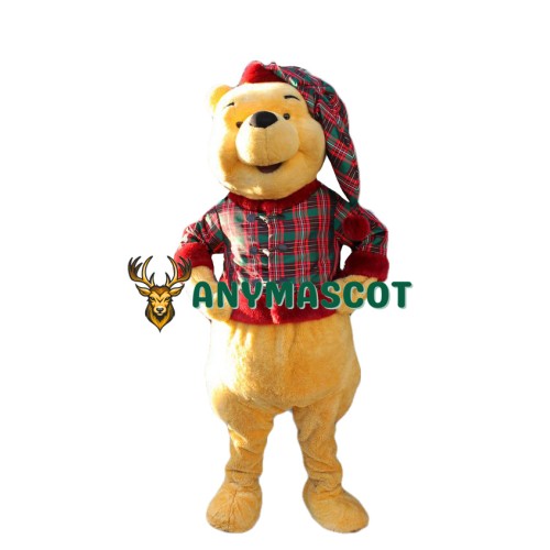 Christmas Winnie the Pooh Mascot Costume