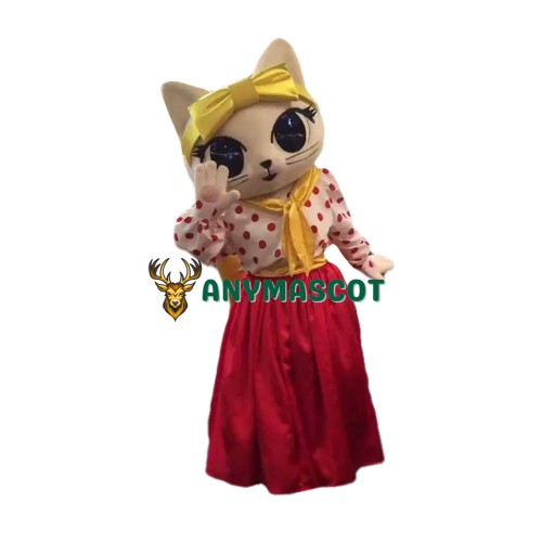 Lovely Big Eye Cat Mascot Costume