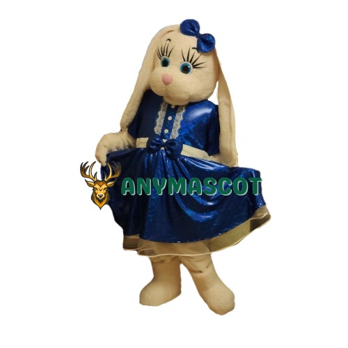Beautiful White Bunny Mascot Costume