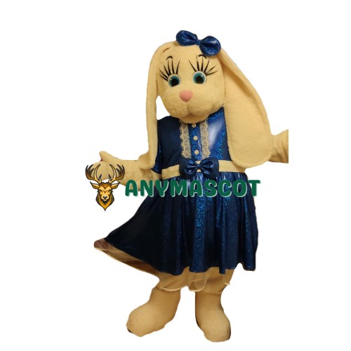 Beautiful White Bunny Mascot Costume