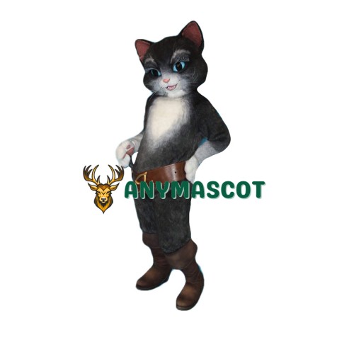 Beautiful Black & White Cat Mascot Costume
