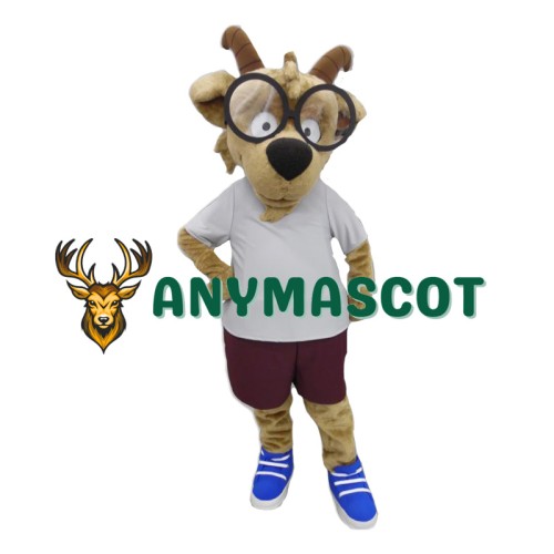 Learned Goat Mascot Costume