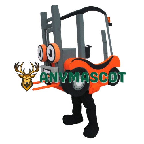 Forklift Mascot Costume