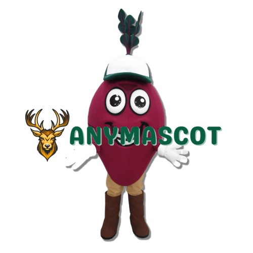 Happy Beet Mascot Costume