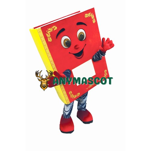 Red Books Mascot Costume