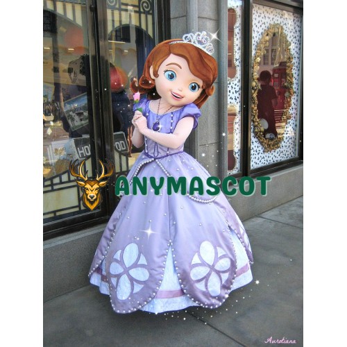 Lovely Princess Sofia Mascot Costume