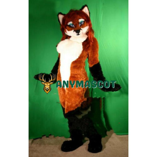 Beautiful Female Fox Mascot Costume