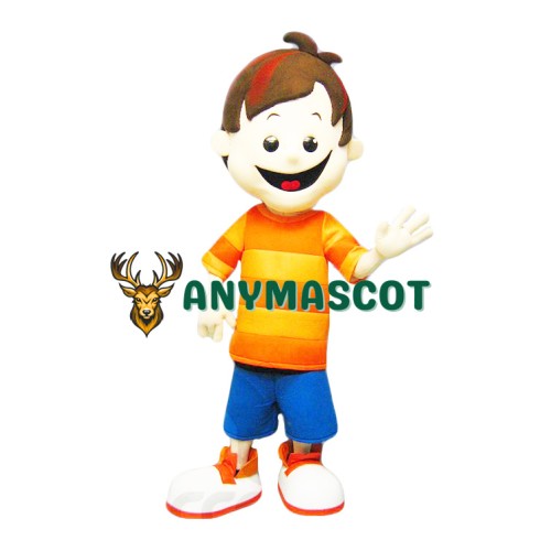 Happy Boy Mascot Costume