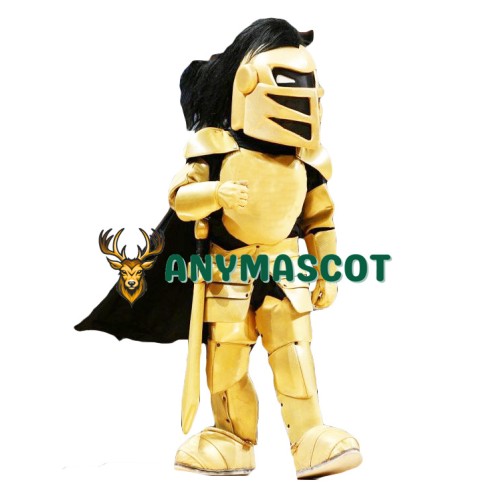Golden College Knight Mascot Costume