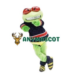 Sport College Frog Mascot Costume