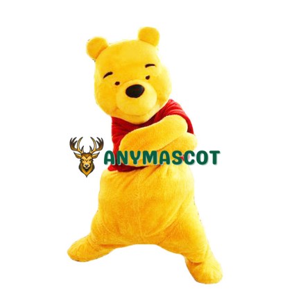 Happy Winnie The Pooh Mascot Costume