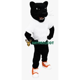 Power Fierce Black Panther Mascot Costume