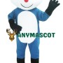 Blue Raccoon Mascot Costume