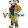 Professional Fire Dept Dog Mascot Costume