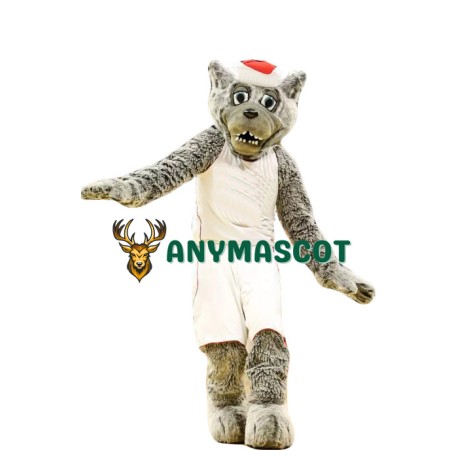 Sport Grey Wolf Mascot Costume