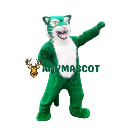 Green Tiger Mascot Costume
