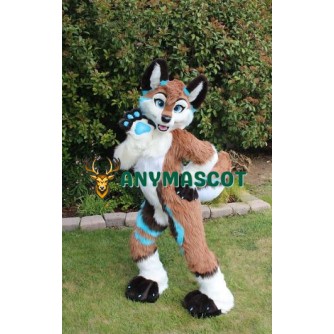 Dog Fox Wolf Girl Mascot Costume